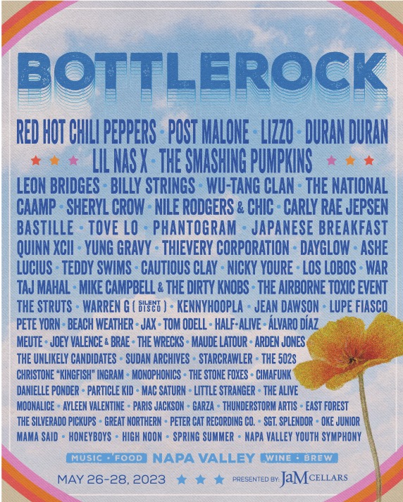 Bottleneck Music Festival Napa Valley 2023 lineup