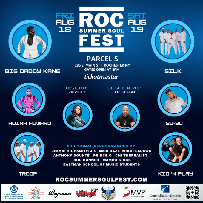 ROC Summer Soul Fest 2023 lineup