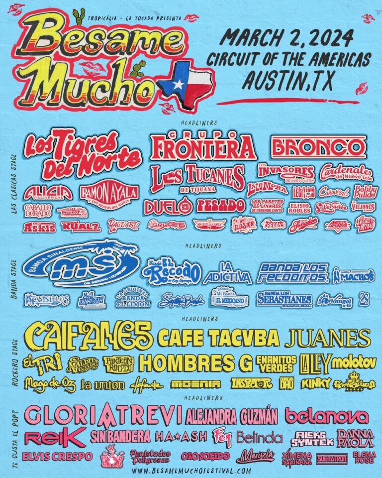 Besame Mucho Festival Austin TX 2024 lineup